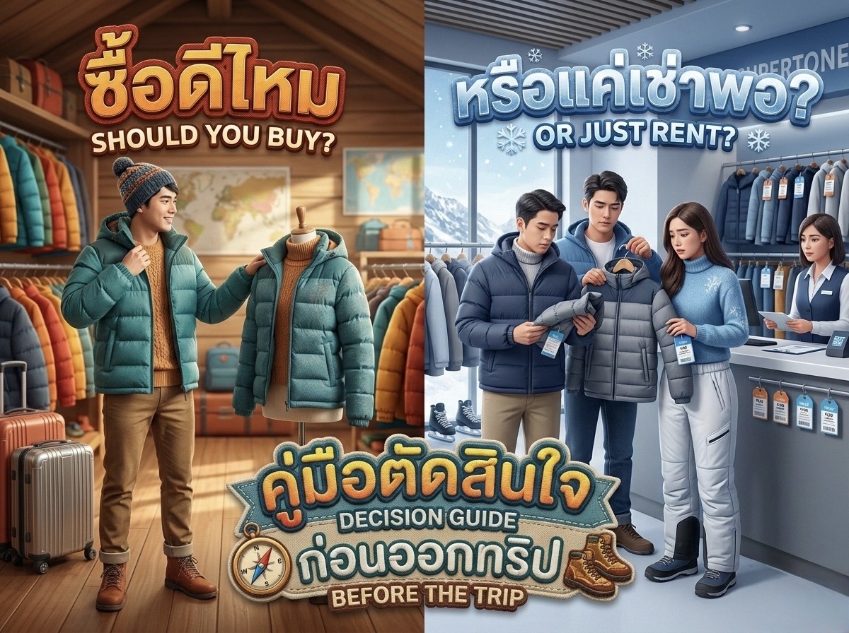 ซื้อดีไหม หรือแค่เช่าพอ? คู่มือตัดสินใจก่อนออกทริป