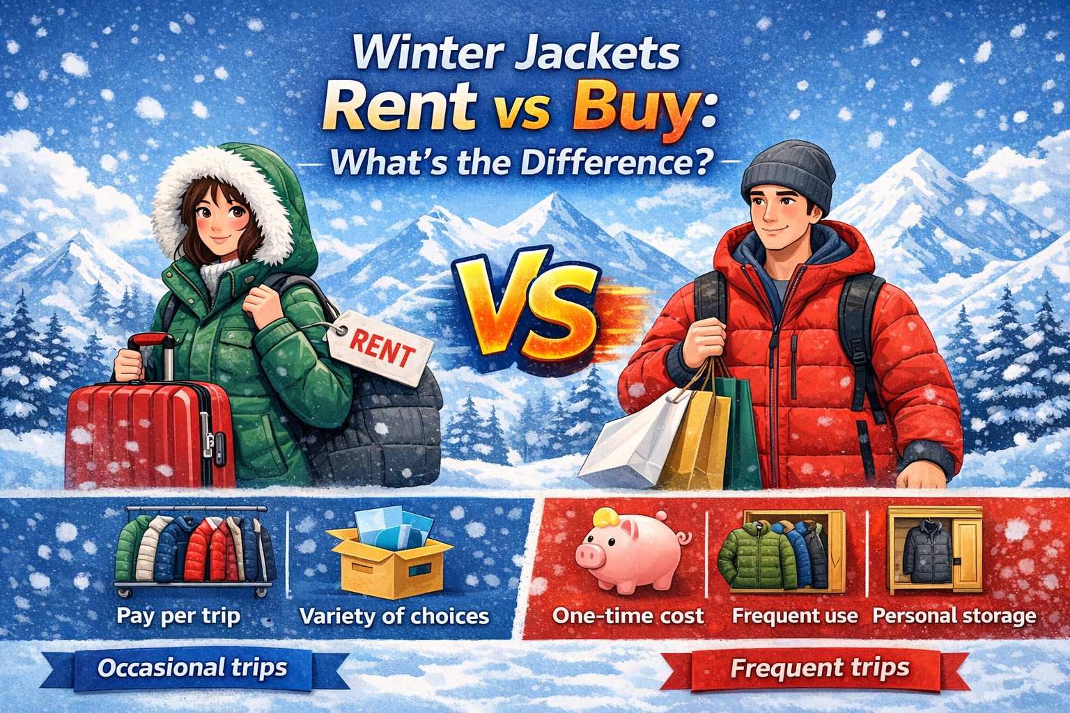 ซื้อดีไหม หรือแค่เช่าพอ? คู่มือตัดสินใจก่อนทริปหนาว