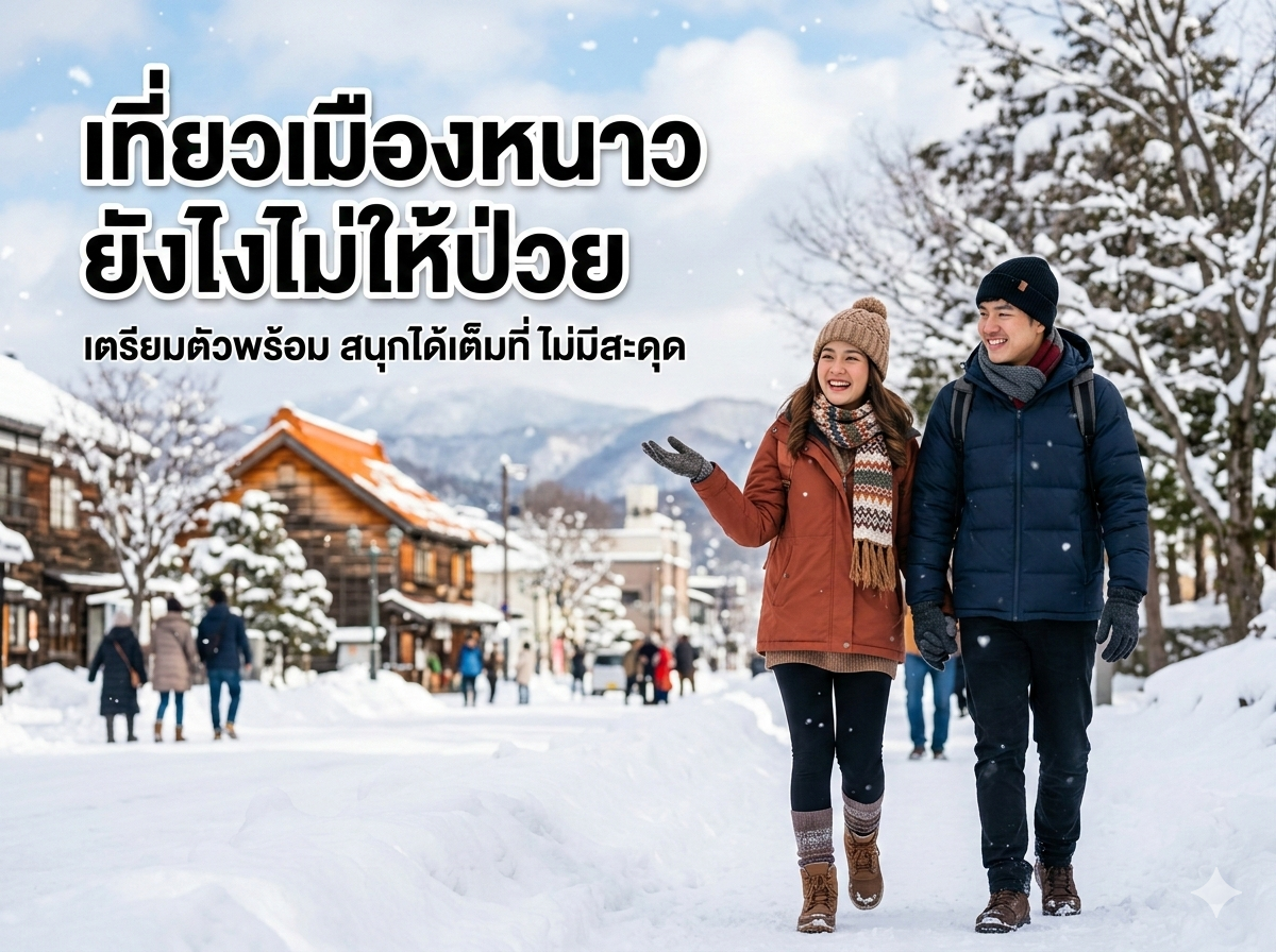 เที่ยวเมืองหนาวยังไง ไม่ให้ป่วย? ทริคง่ายๆ ที่หลายคนไม่รู้ ❄️
