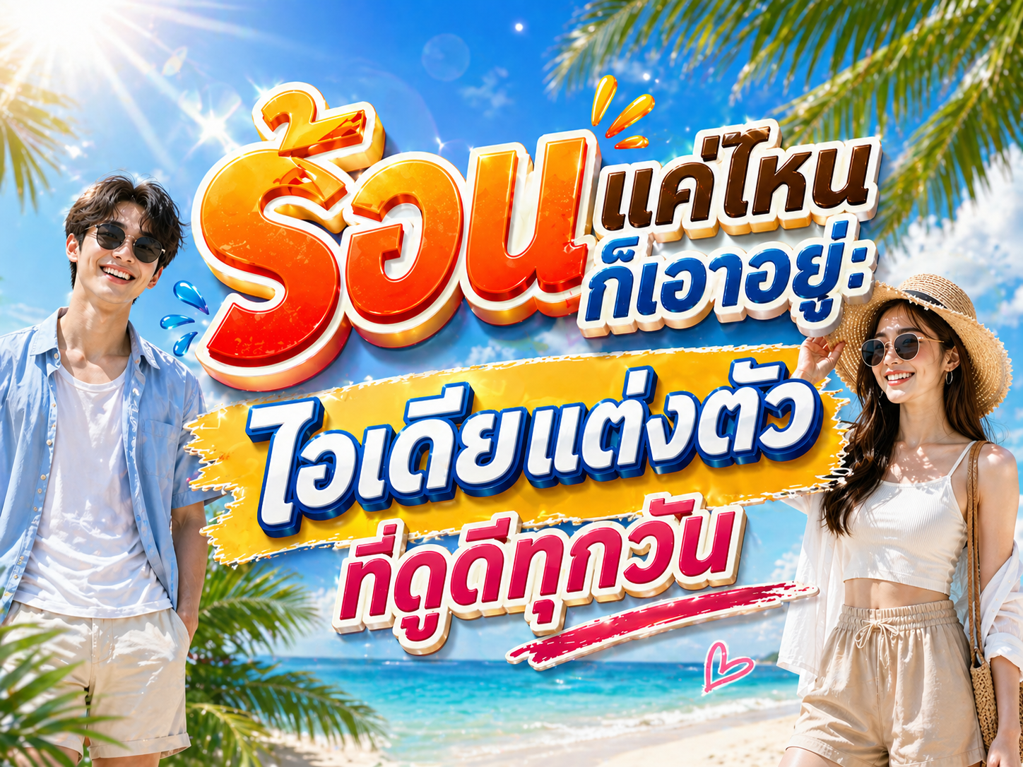 ร้อนแค่ไหนก็เอาอยู่: ไอเดียแต่งตัวที่ดูดีทุกวัน