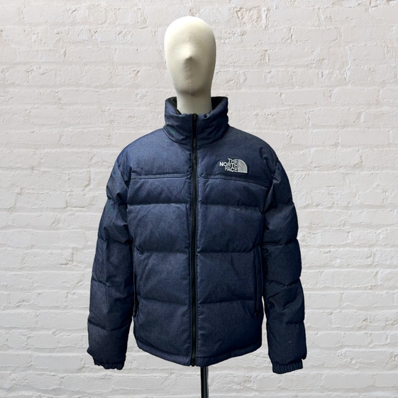 THE NORTH FACE NUPTSE 92 REVERSIBLE DENIM JACKET